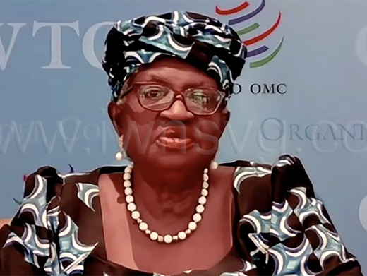 WTO Director General, Ngozi Okonjo-Iweala, addressing the seventh meeting of the OECS Assembly in Kingstown on Tuesday, June 17, 2025. 