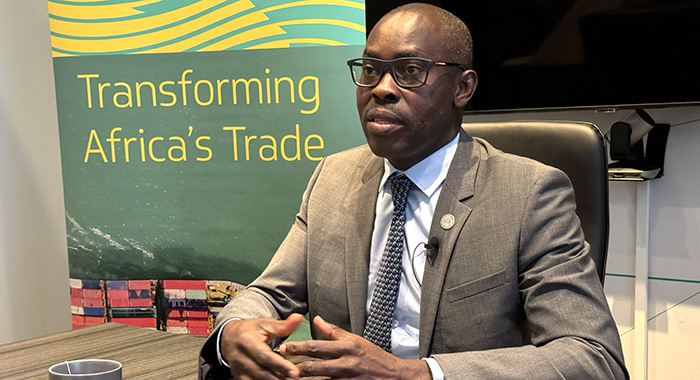 Acting Chief Operating Officer at the Barbados-based Caribbean Office of Afreximbank, Okechukwu Ihejirika. (CMC Photo)