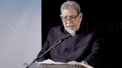Prime Minister Ralph Gonsalves, addressing the OECS Assembly in St. Vincent on Tuesday, June 17, 2024.
