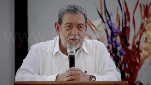 Prime Minister Ralph Gonsalves speaking at the church service to mark Public Service Day, on Monday, June 16, 2025.