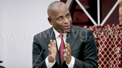 Dominica’s Prime Minister, Roosevelt Skerrit, addressing the Seventh Sitting of the OECS Assembly in St. Vincent on Tuesday, June 17, 2025.