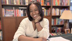 Vincentian Chanel Sutherland, overall winner of the 2025 Commonwealth Short Story Prize.
