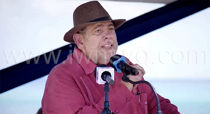 Prime Minister Ralph Gonsalves in a July 1, 2025 photo.