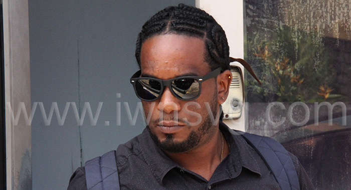 The defendant, Ronnie Williams, leaves the Kingstown Magistrate's Court on Wednesday, July 9, 2025. 