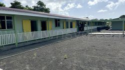 A section of the temporary campus in Arnos Vale on Nov. 14, 2024.