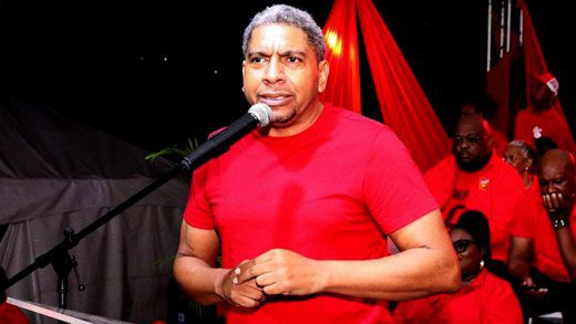 Minister of Finance Camillo Gonsalves, in an Aug. 9, 2025 photo. (Photo: Facebook/Kingsley Roberts)