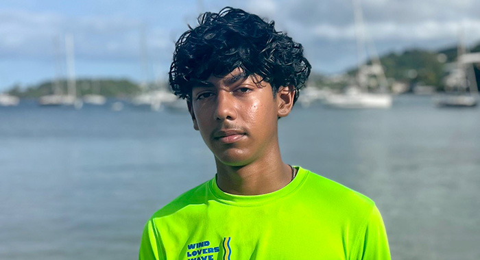 Vincentian sailor, Kai Marks-Dasent.