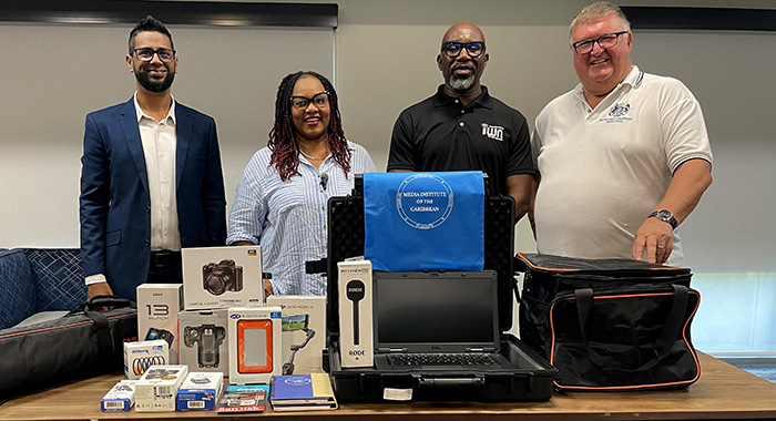 2 newsrooms in SVG receive emergency media kits