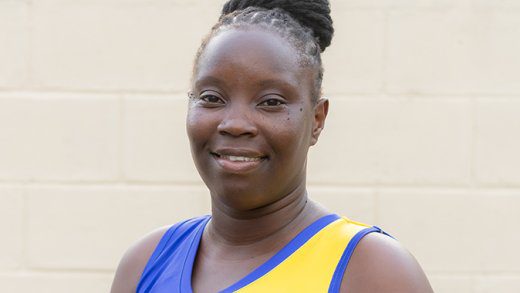 Vincy Jewels' goal-shoot Mary-Ann Frederick, was the Most Accurate Shooter, MVP of her team and MVP of the tournament. [[[[