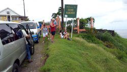 Cruise passengers in St. Vincent and the Grenadines in November 2016.