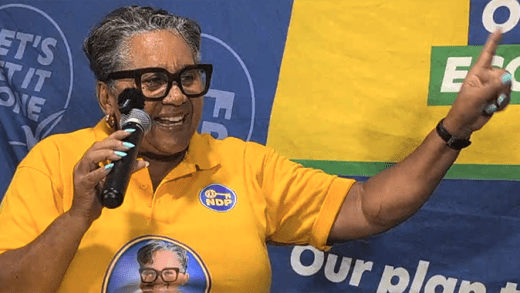 Laverne Gibson-Velox, the opposition New Democratic Party's candidate for East St. George. 