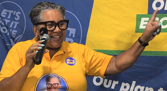 Laverne Gibson-Velox, the opposition New Democratic Party's candidate for East St. George. 