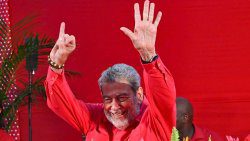 Prime Minister Ralph Gonsalves in a Sept 11, 2025 photo.
