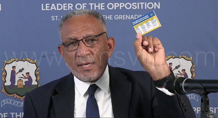 NDP promises to double ‘Poor Relief’, slash VAT within 60 days 2 Godwin Friday with pledge card