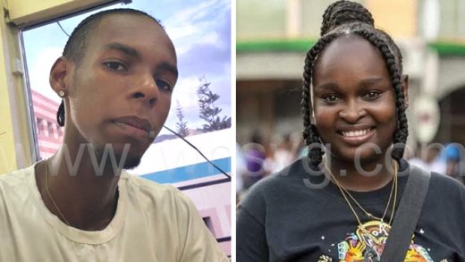 The deceased, Kamalo Glasgow, right, and  Cassique Richards.