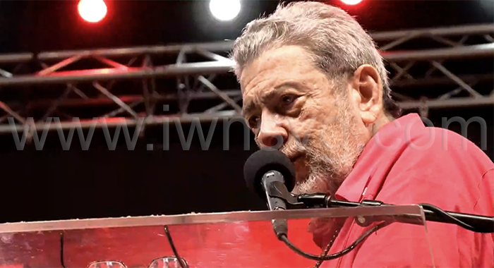 Prime Minister Ralph Gonsalves in a photo taken on Oct. 12, 2025. 
