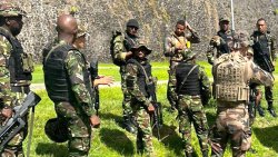 Trinidad and Tobago Defence Force officers during a training exercise in August.