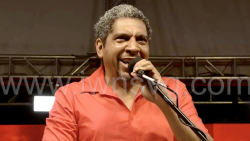 East St. George incumbent MP, Camillo Gonsalves in a Nov. 9, 2025, photo.