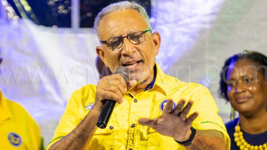 Opposition Leader Godwin Friday in an Oct. 28, 2025 photo.