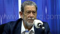 Prime Minister Ralph Gonsalves speaking on NBC Radio on Wednesday, Nov. 12.,2025.