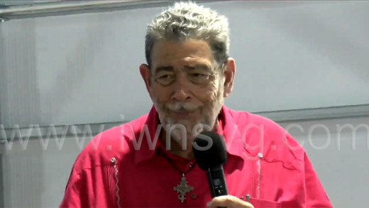 Prime Minister Ralph Gonsalves addressing the Unity Labour Party’s Youth Convention in Diamond on Sunday, Nov. 2, 2025. 