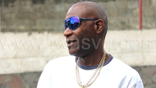 The defendant Christopher "Too Cool Chris", outside the Kingstown Magistrate's Court on Sept. 29, 2025.  