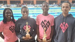 From left: Eltonique Leonard, Kennice Greene, Kione Deshong and Matthew Ballah.