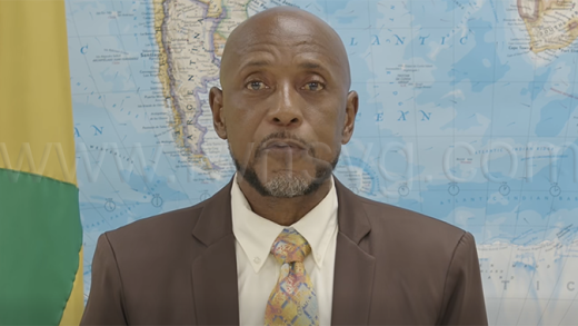 Minister of Foreign Affairs, Foreign Trade, Investment & Diaspora Affairs, Fitz Bramble.
