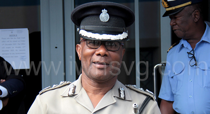 Deputy Commissioner of Police Frankie Joseph outside the High Court in Kingstown on Thursday, Dec. 18, 2025.