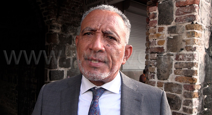 Prime Minister Godwin Friday speaking to iWitness News in Kingstown on Friday, Dec. 19, 2025. 