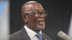 Deputy Prime Minister and Minister of National Security and Information, St. Clair Leacock, speaking on Boom Fm on Monday, Dec. 8, 2025.
