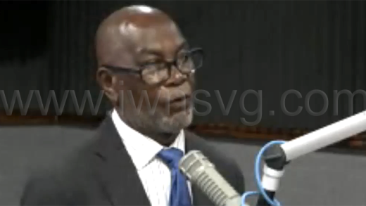 Deputy Prime Minister and Minister of National Security, St. Clair Leacock, speaking on Boom FM on Monday, Dec. 8, 2025. 