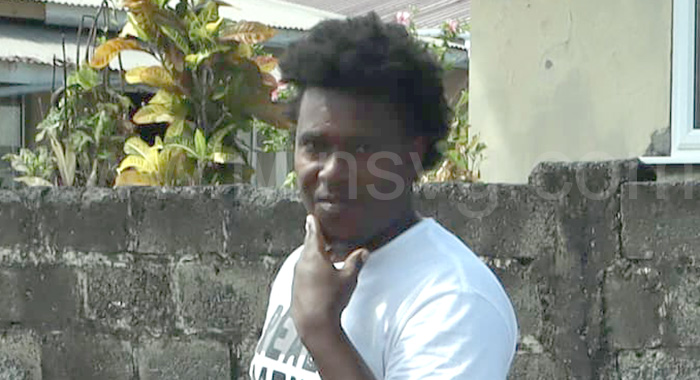 Kimron Lavia leaves the Georgetown Magistrate's Court after chalking up his first conviction on Monday, Jan. 19, 2025. 
