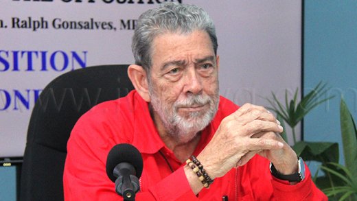 Opposition Leader Ralph Gonsalves in a Jan. 5, 2026 photo.