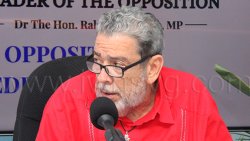 Opposition Leader Ralph Gonsalves in a Jan. 5, 2026, photo.