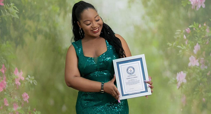 Vincy’s embrace of Garifuna heritage puts her in Guinness Records