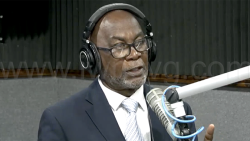 Minister of the Public Service, St. Clair Leacock speaking on Boom FM on Monday, Jan. 19, 2025.