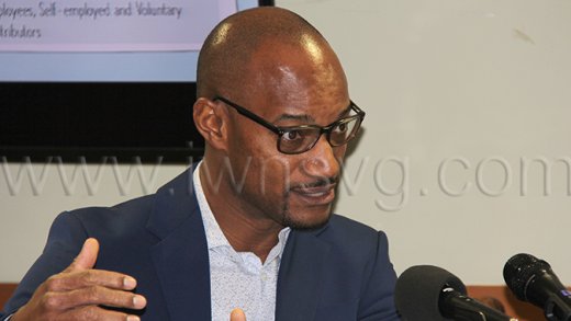 Stewart Haynes, executive director of the National Insurance Services, in a Nov. 22, 2022, photo. 