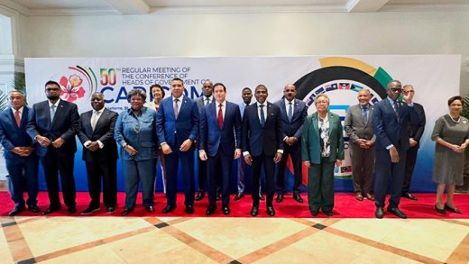 CARICOM leaders and Rubio