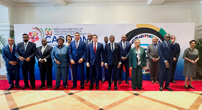 CARICOM leaders and Rubio