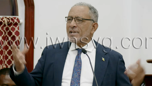 Prime Minister and Minister of Finance Godwin Friday wrapping up the Budget Debate in Parliament on Friday, Feb. 13, 2026. 