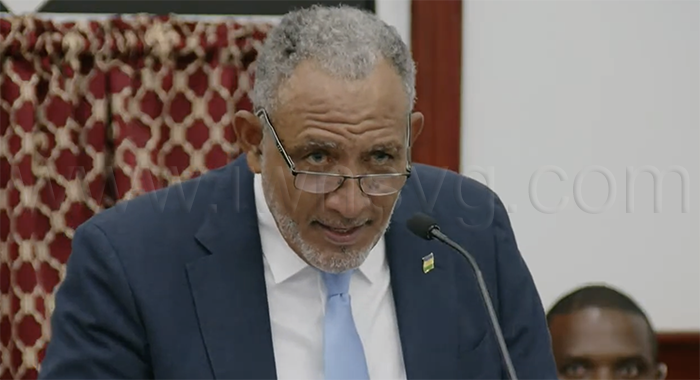Prime Minister and Minister of Finance, Godwin Friday presenting the Budget Address to Parliament on Monday, Feb. 9, 2026. 