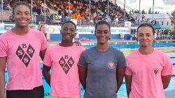 From left: Seth Byron, Kione Deshong, Zariel Nelson and Matthew Ballah.