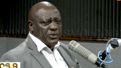Minister of Housing, Andrew John, speaking on Boom FM on Feb. 3, 2026.