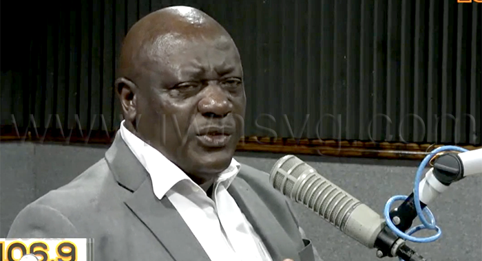 Minister of Housing, Andrew John, speaking on Boom FM on Feb. 3, 2026.