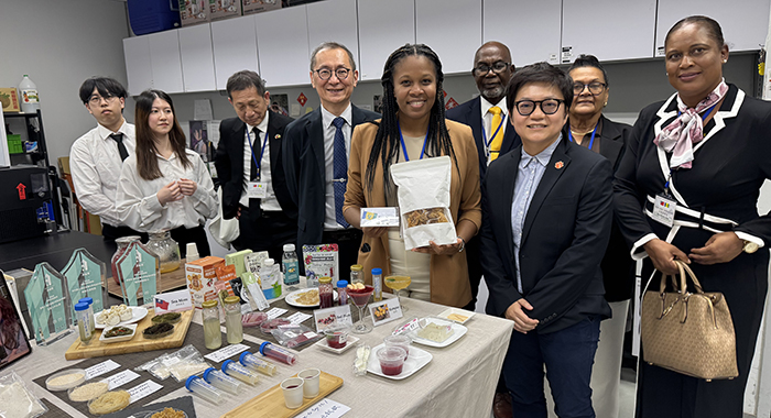 Members of the Vincentian delegation at National Yilan University on Friday, March 20, 2026.