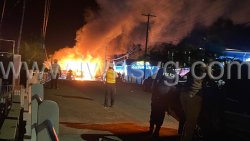 Fire in Calliaqua