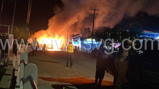 Fire in Calliaqua
