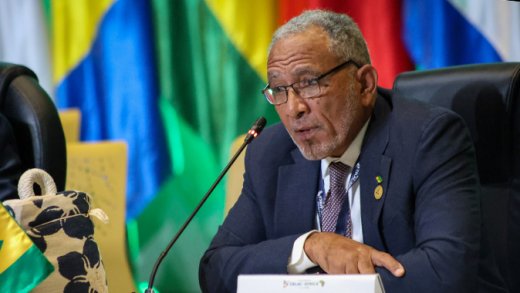 Prime Minister of St. Vincent and the Grenadines speaking at the CELAC Summit in Colombia on the weekend.