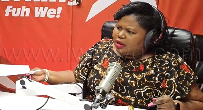 Senator Keisal Peters speaking on Star Radio on Tuesday, March 17, 2026.
